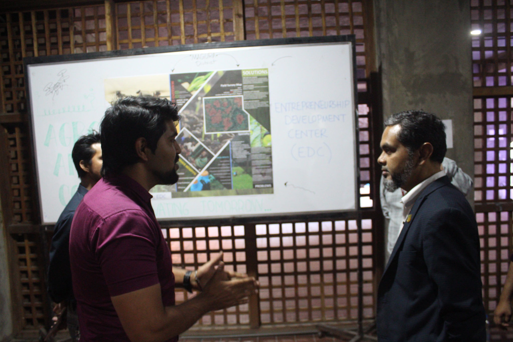 Farmer training session